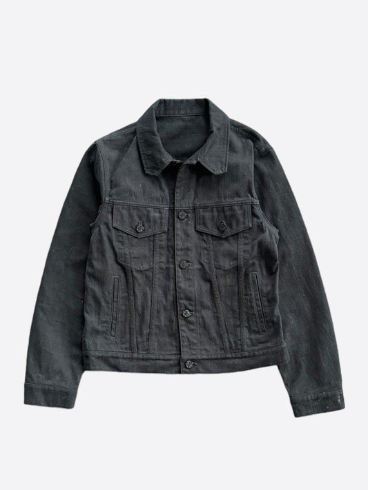 Louis Vuitton Black Monogram Denim Jacket