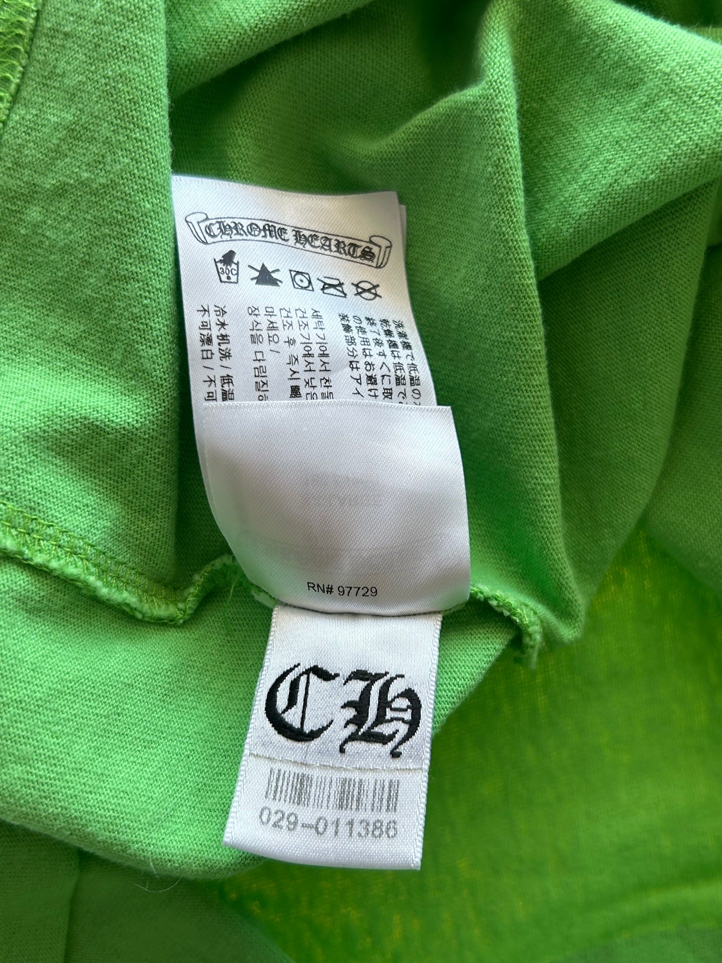 Chrome Hearts Green Sex Records Logo T-Shirt