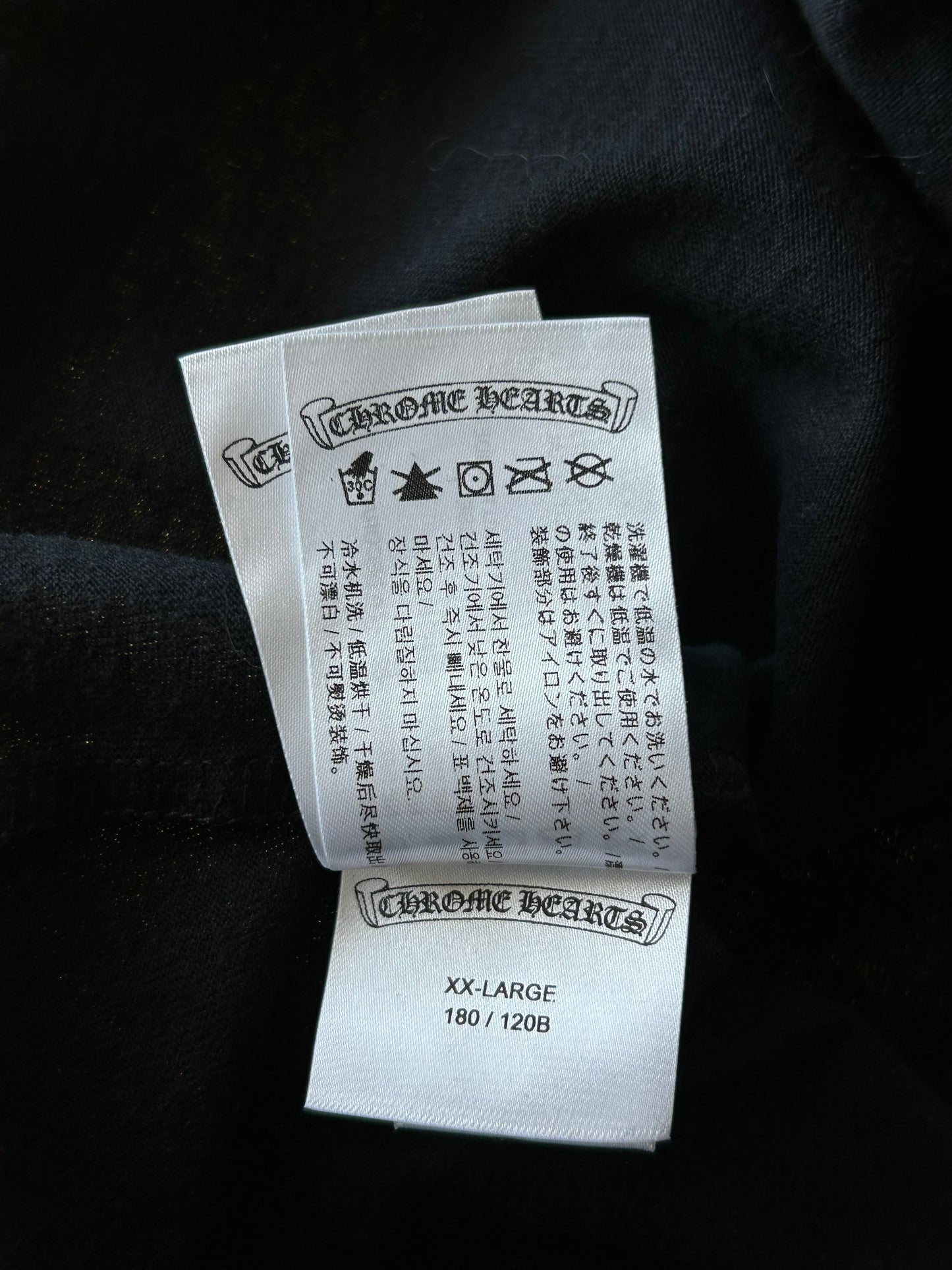 Chrome Hearts Black & Pink Logo T-Shirt