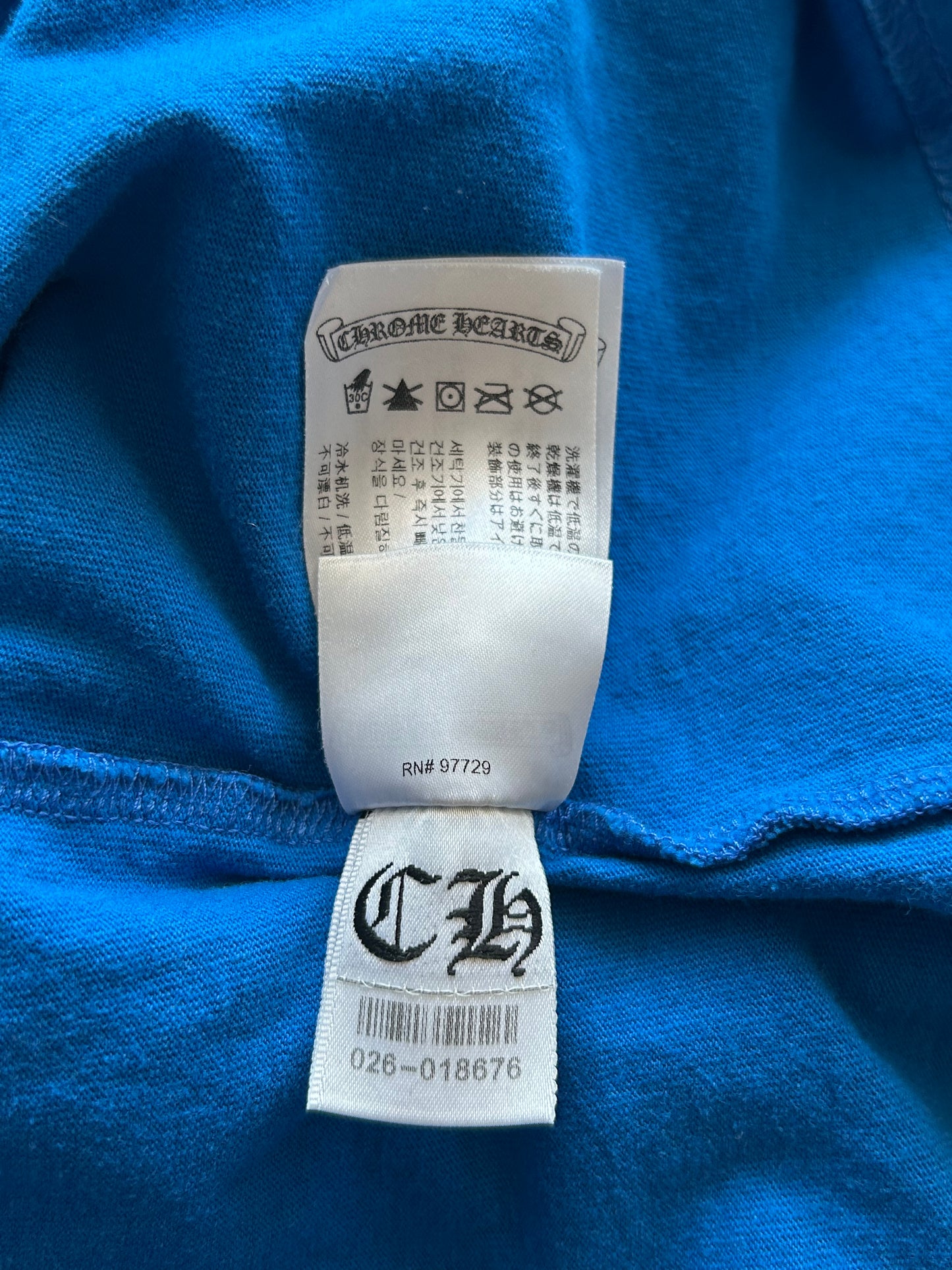 Chrome Hearts Matty Boy Blue Space Longsleeve T-Shirt