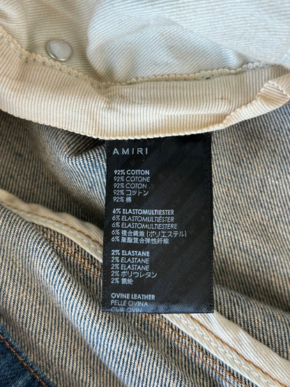 Amiri Vintage Indigo Dragon Logo MX1 Jeans