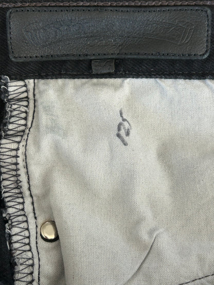 Chrome Hearts Levi's Black White & Red Cross Patch Jeans