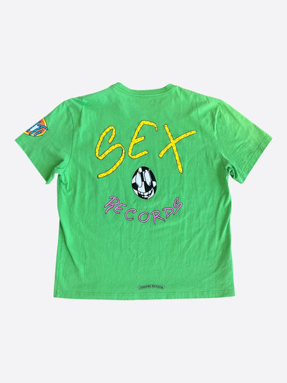 Chrome Hearts Green Sex Records Logo T-Shirt