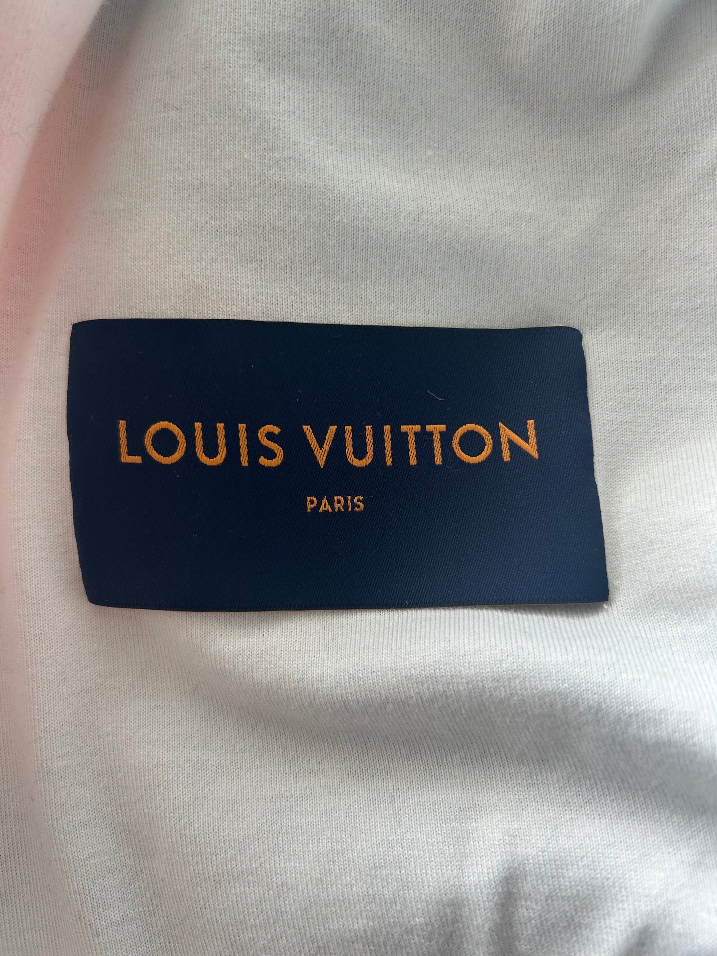 Louis Vuitton Blue & Orange Camo Monogram Fleece Zip Up Jacket