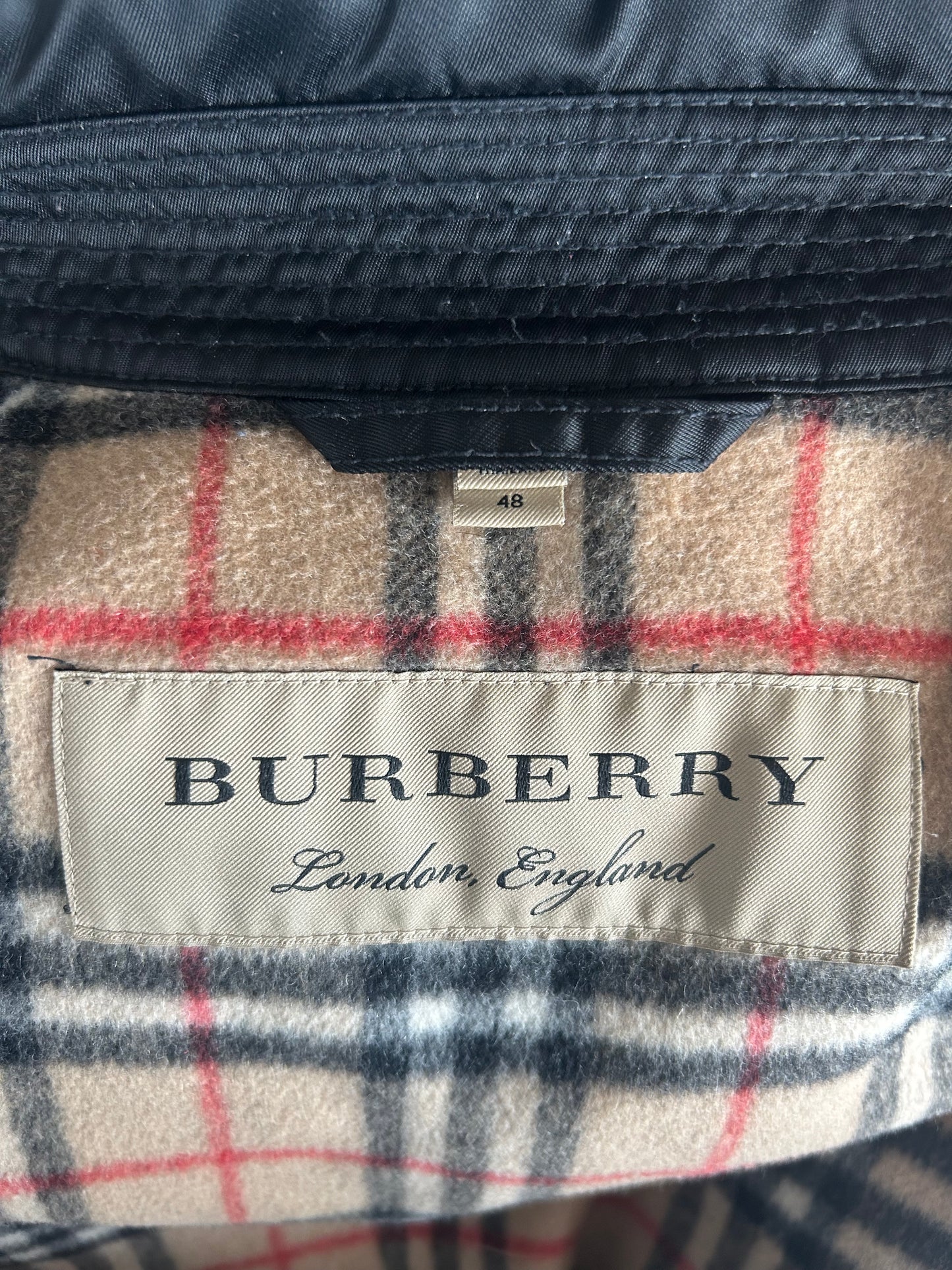 Burberry Black Bomber Jacket