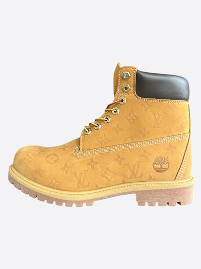 Louis Vuitton Timberland Wheat Monogram Boots