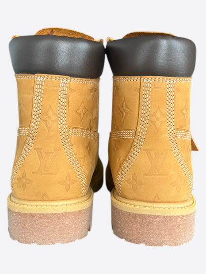 Louis Vuitton Timberland Wheat Monogram Boots