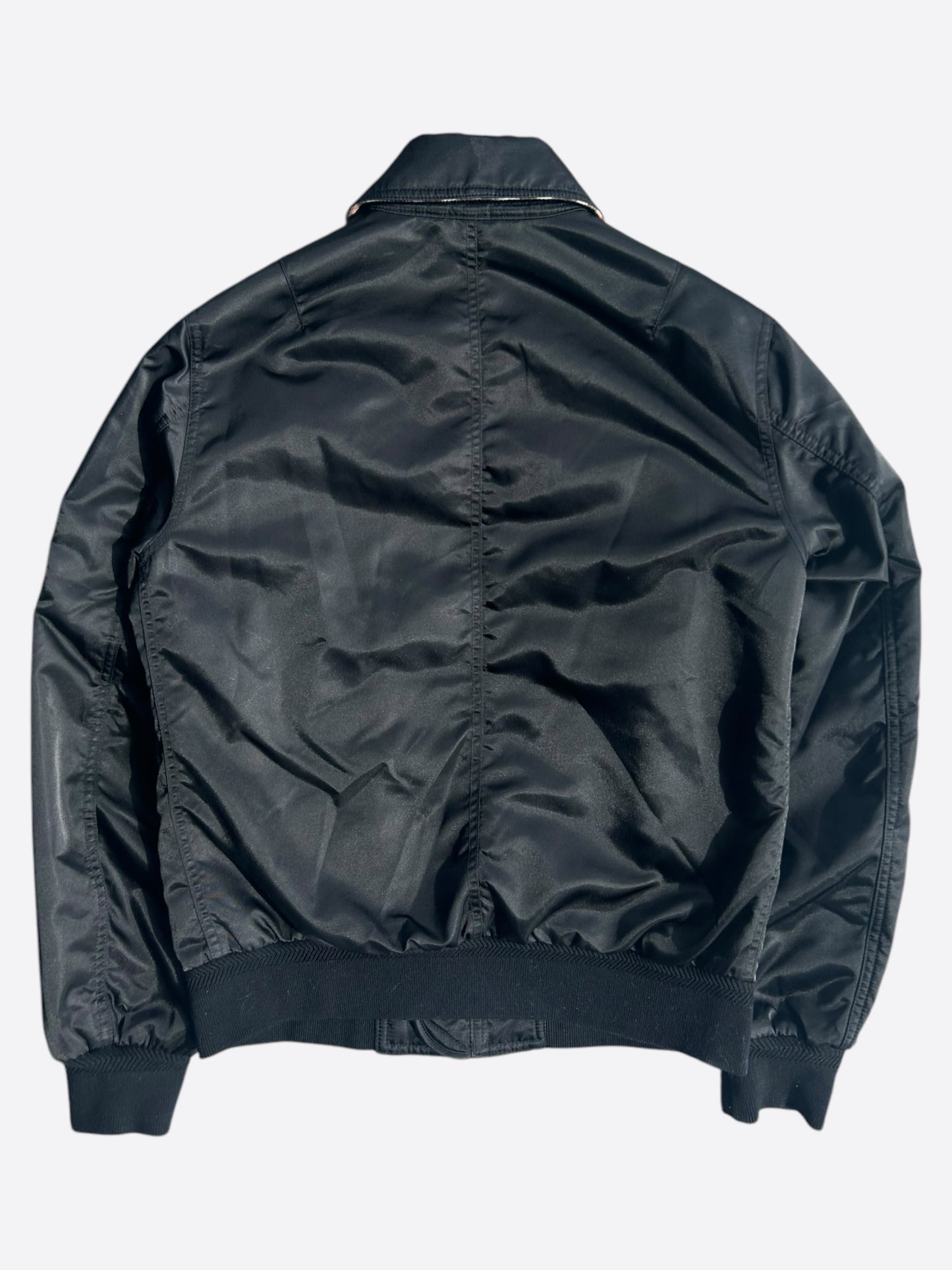 Burberry Black Bomber Jacket