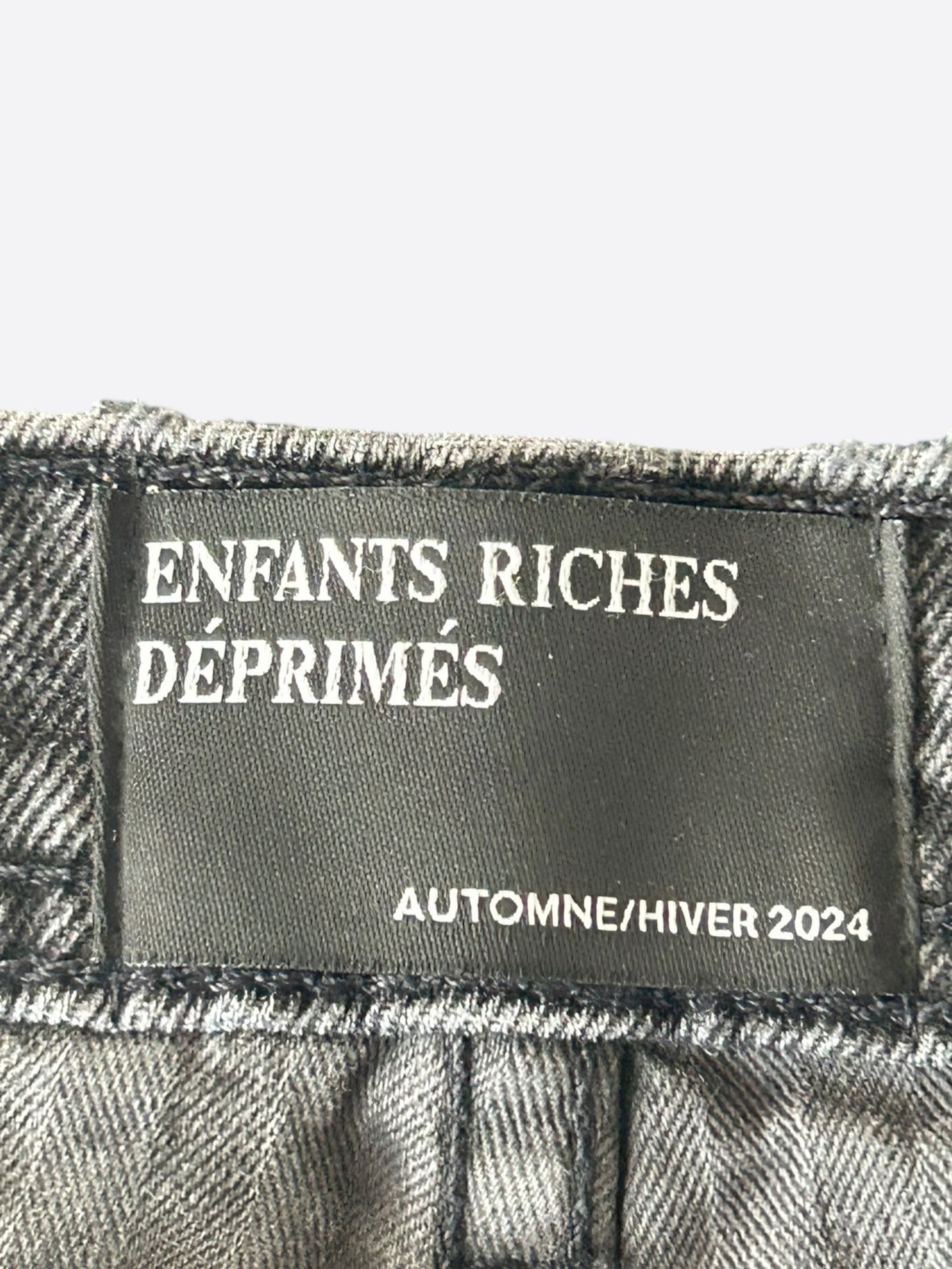 Enfants Riches Deprimes Grey Corpse Distressed Baggy Jeans