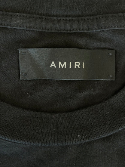Amiri Black & White Cherub Logo T-Shirt