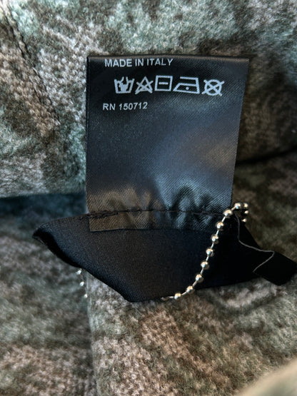 Amiri Beige, Green & Brown MA Swirl Logo Beanie