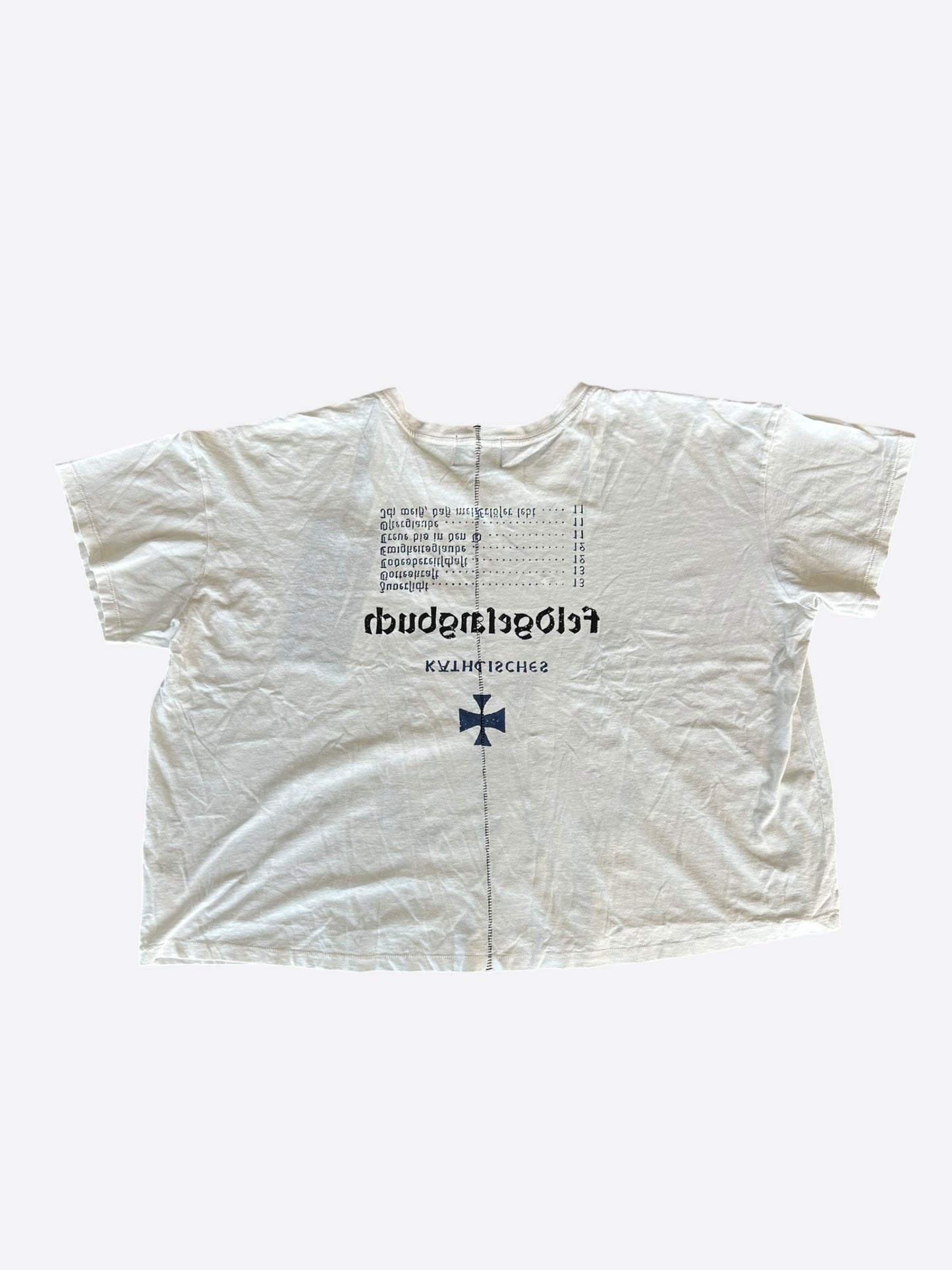 Enfants Riches Deprimes White & Black Katholisches Toothbrush T-Shirt