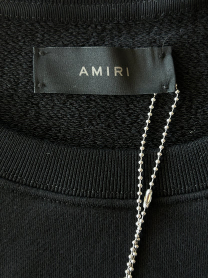 Amiri Wes Lang Black & White Logo Sweater