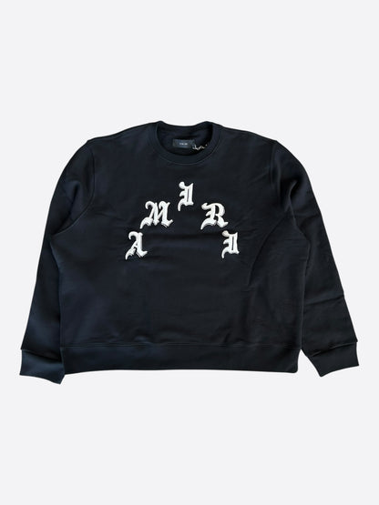 Amiri Wes Lang Black & White Logo Sweater