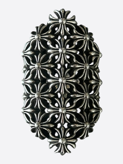 Chrome Hearts Silver Chain Mail Ring
