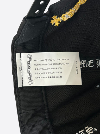 Chrome Hearts Black & Yellow CH Logo Hat