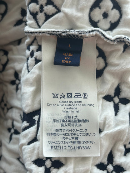 Louis Vuitton Navy & White Monogram Sweater