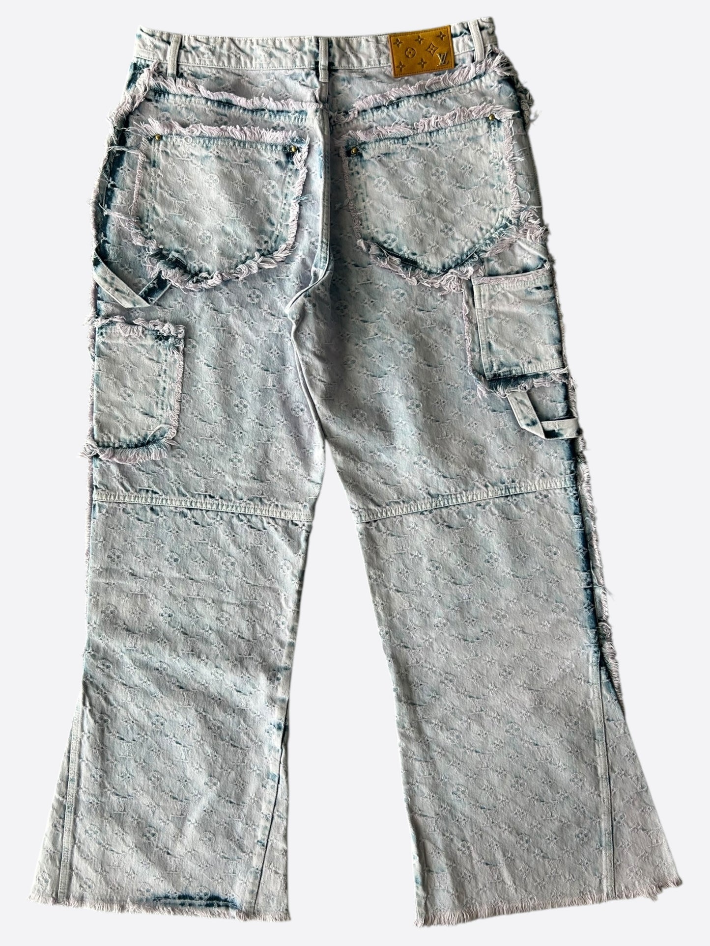 Louis Vuitton Purple & Blue Monogram Carpenter Jeans