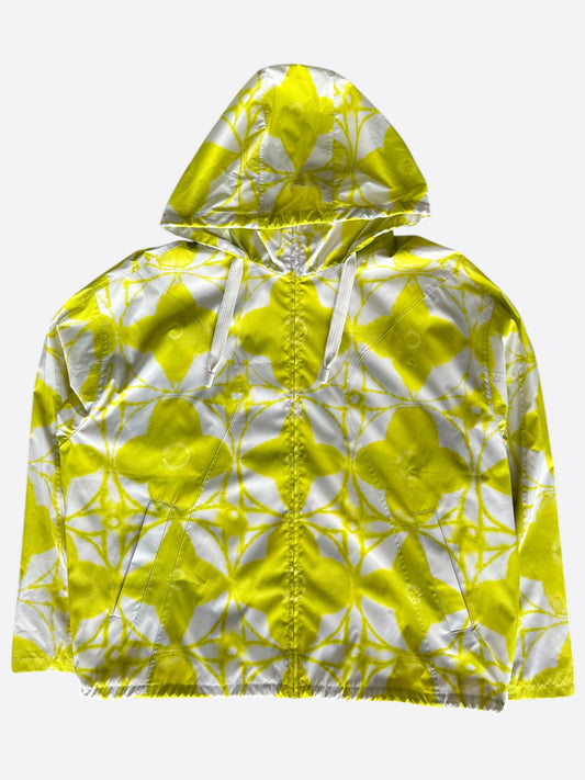 Louis Vuitton White & Yellow Shibori Monogram Windbreaker