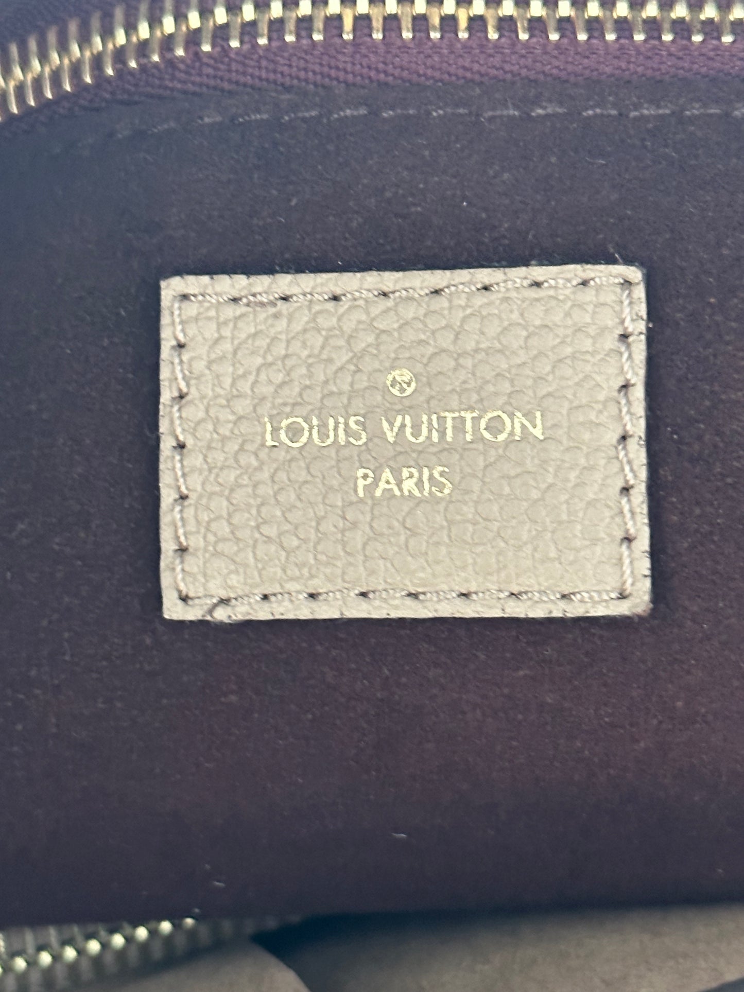 Louis Vuitton Beige Empreinte Monogram Neverfull MM