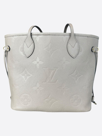 Louis Vuitton Beige Empreinte Monogram Neverfull MM