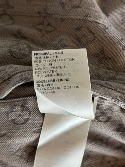 Louis Vuitton Grey Monogram Denim Jacket