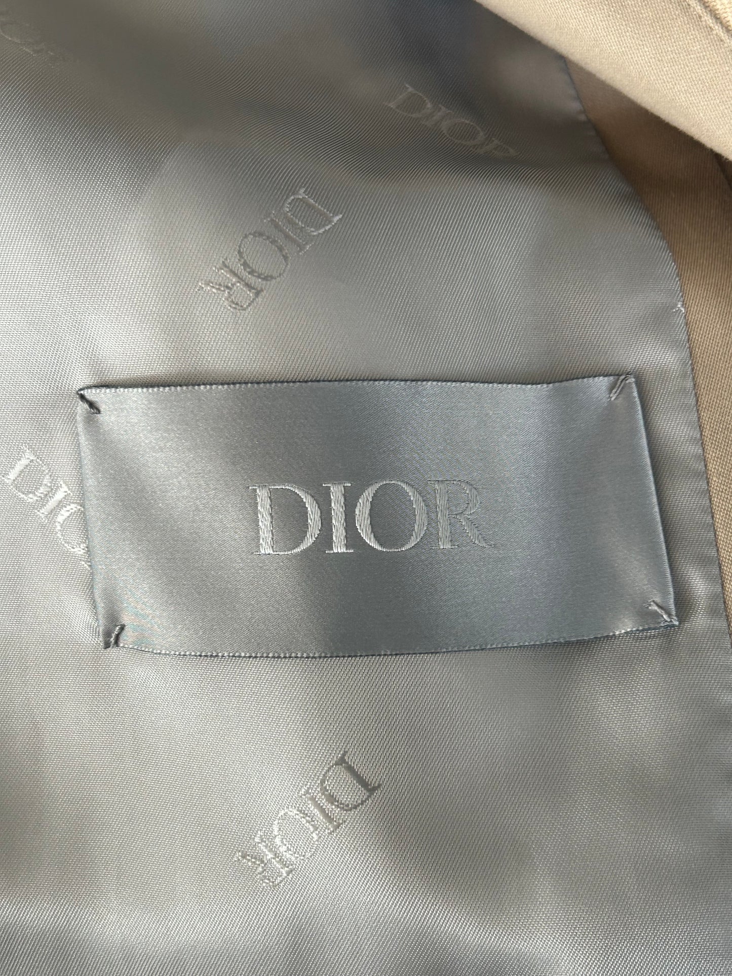 Dior Beige Oblique Bomber Jacket