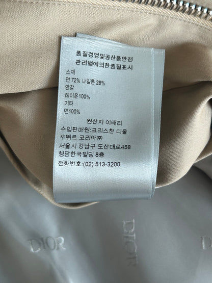 Dior Beige Oblique Bomber Jacket