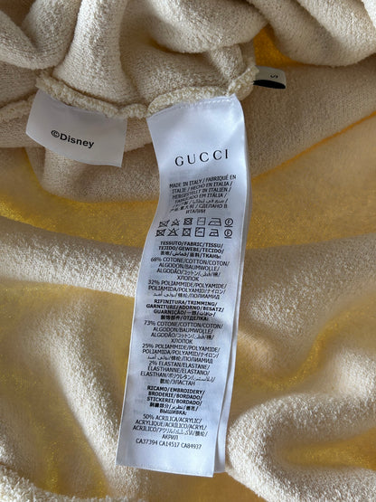 Gucci Disney Cream Mickey Mouse Logo Women's Sweater