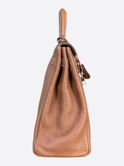 Hermes Gold Togo & Silver Hardware Kelly 32