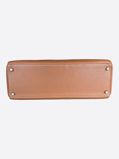 Hermes Gold Togo & Silver Hardware Kelly 32