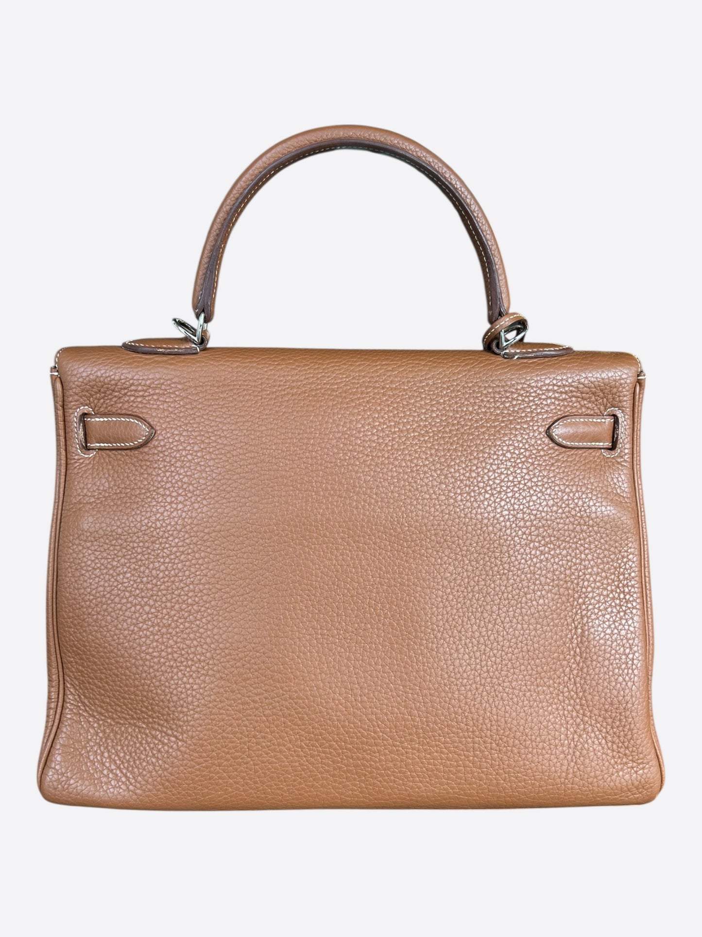 Hermes Gold Togo & Silver Hardware Kelly 32