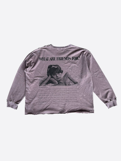 Enfants Riches Deprimes Antique Brown Flowers Of Anger Longsleeve T-Shirt