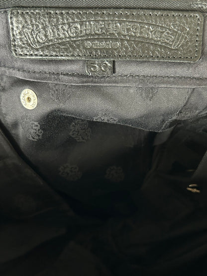 Chrome Hearts Black Camouflage Cross Patch Chino Pants