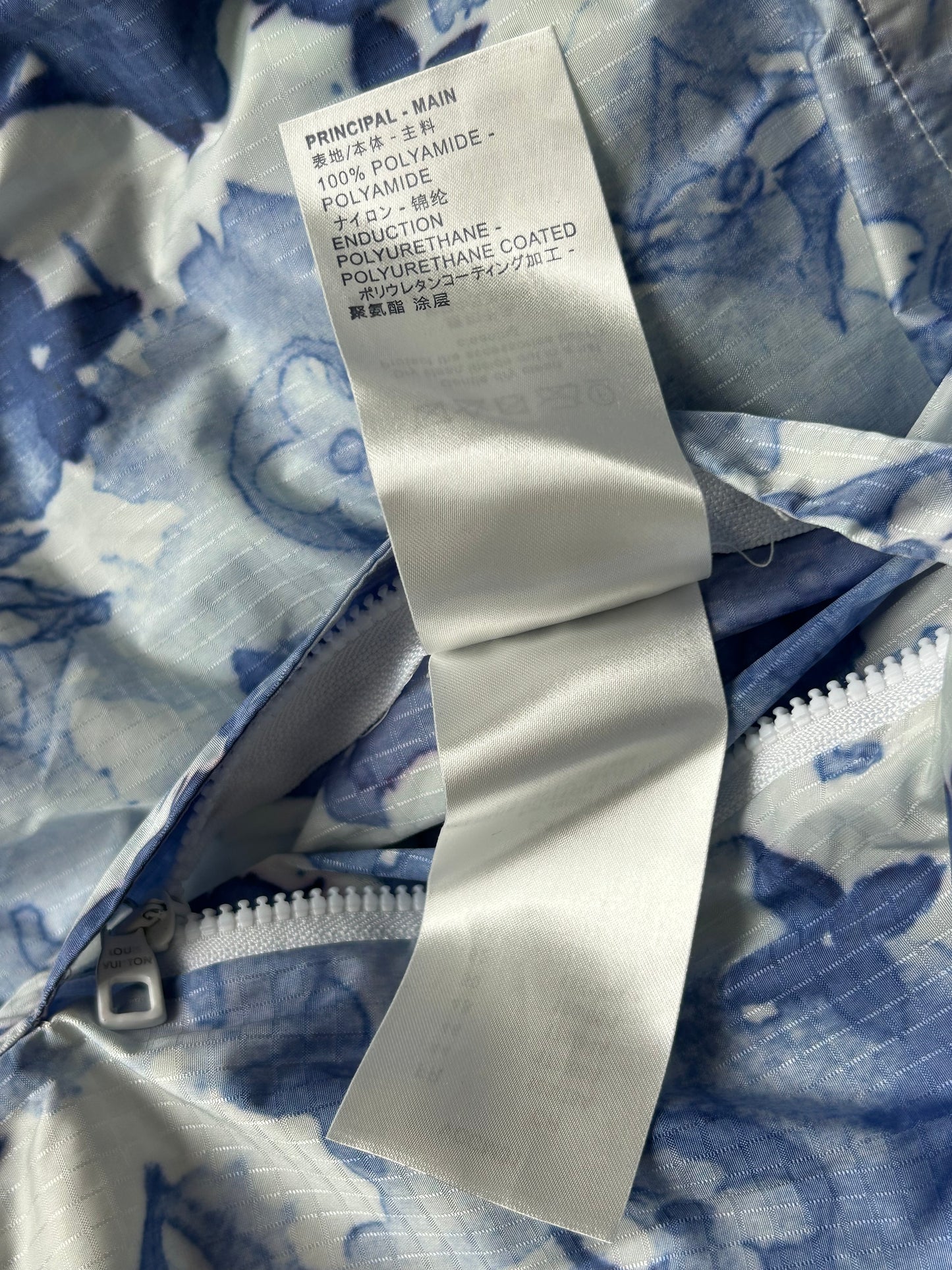 Louis Vuitton Blue Watercolor Monogram Windbreaker