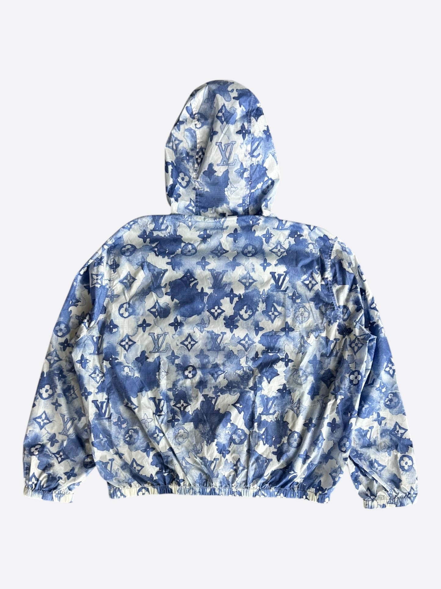 Louis Vuitton Blue Watercolor Monogram Windbreaker