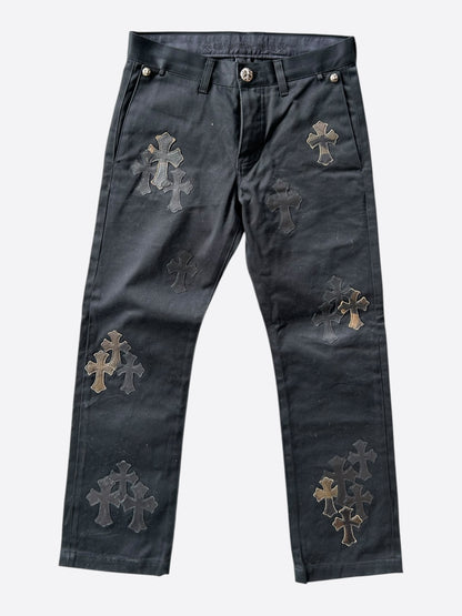 Chrome Hearts Black Camouflage Cross Patch Chino Pants