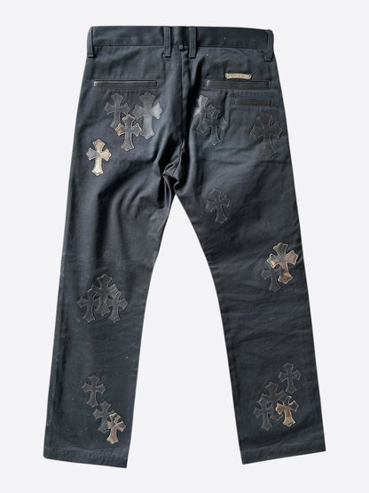 Chrome Hearts Black Camouflage Cross Patch Chino Pants