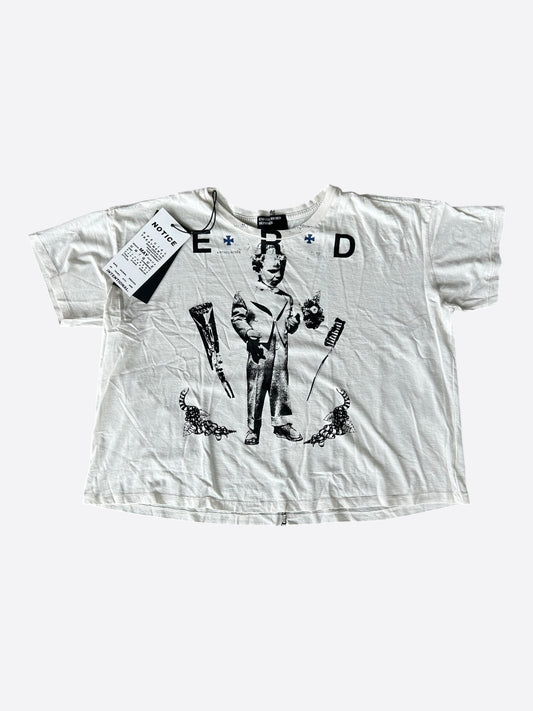 Enfants Riches Deprimes White & Black Katholisches Toothbrush T-Shirt