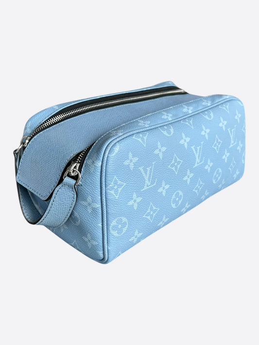 Louis Vuitton Light Blue Monogram Dopp Kit