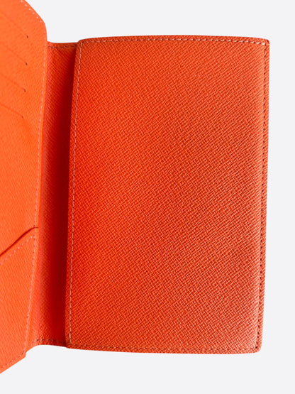 Louis Vuitton Orange Monogram Passport Holder