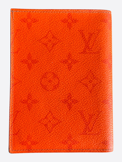 Louis Vuitton Orange Monogram Passport Holder