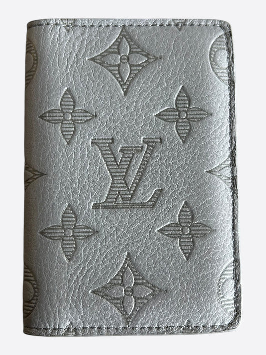 Louis Vuitton Grey Shadow Monogram Pocket Organizer