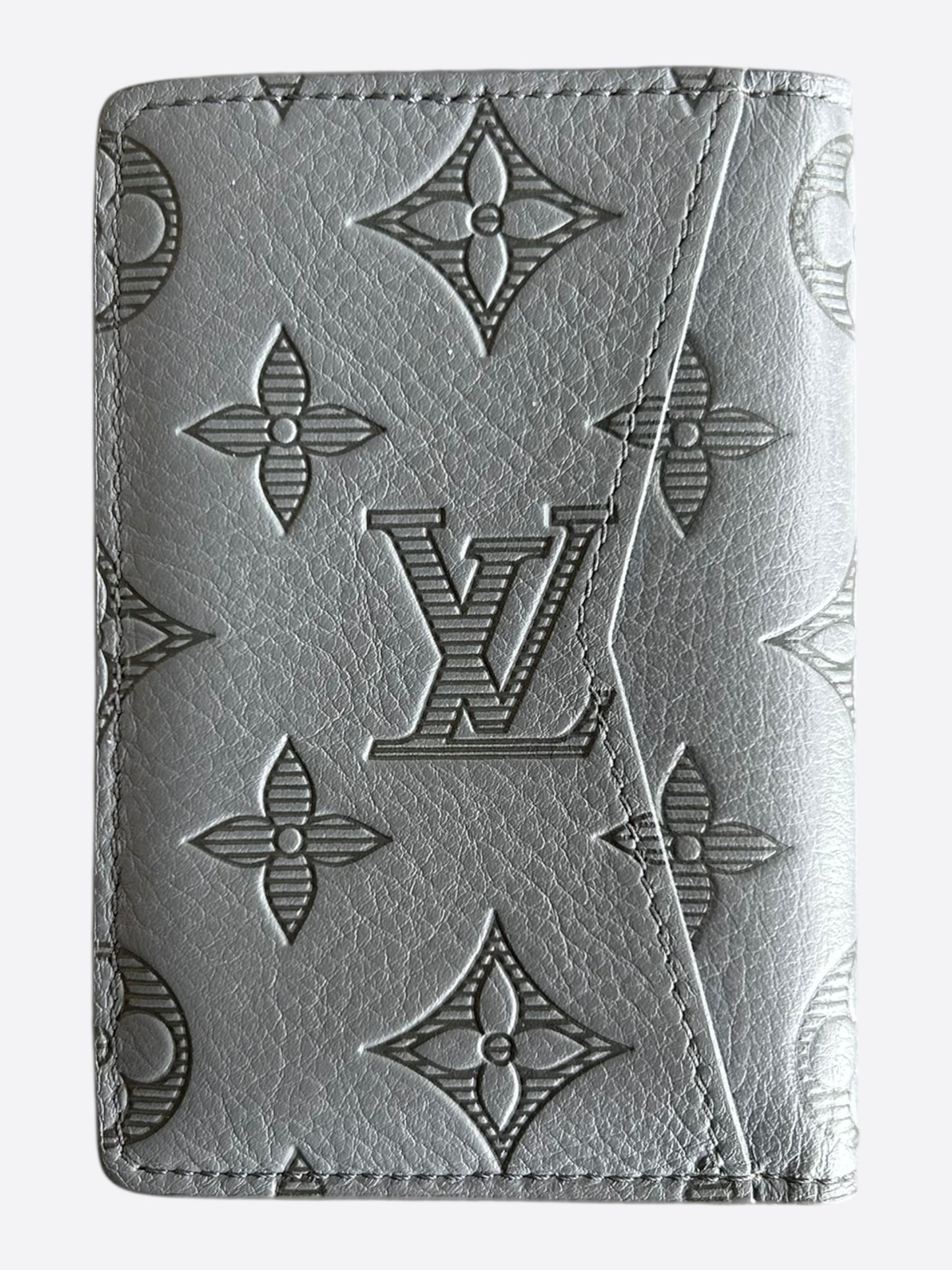 Louis Vuitton Grey Shadow Monogram Pocket Organizer