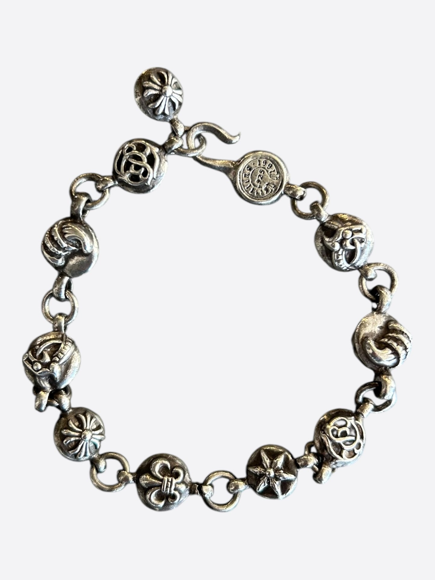 Chrome Hearts Silver Multi Ball Bracelet