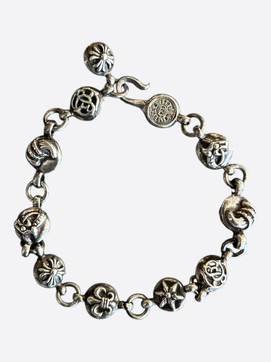 Chrome Hearts Silver Multi Ball Bracelet