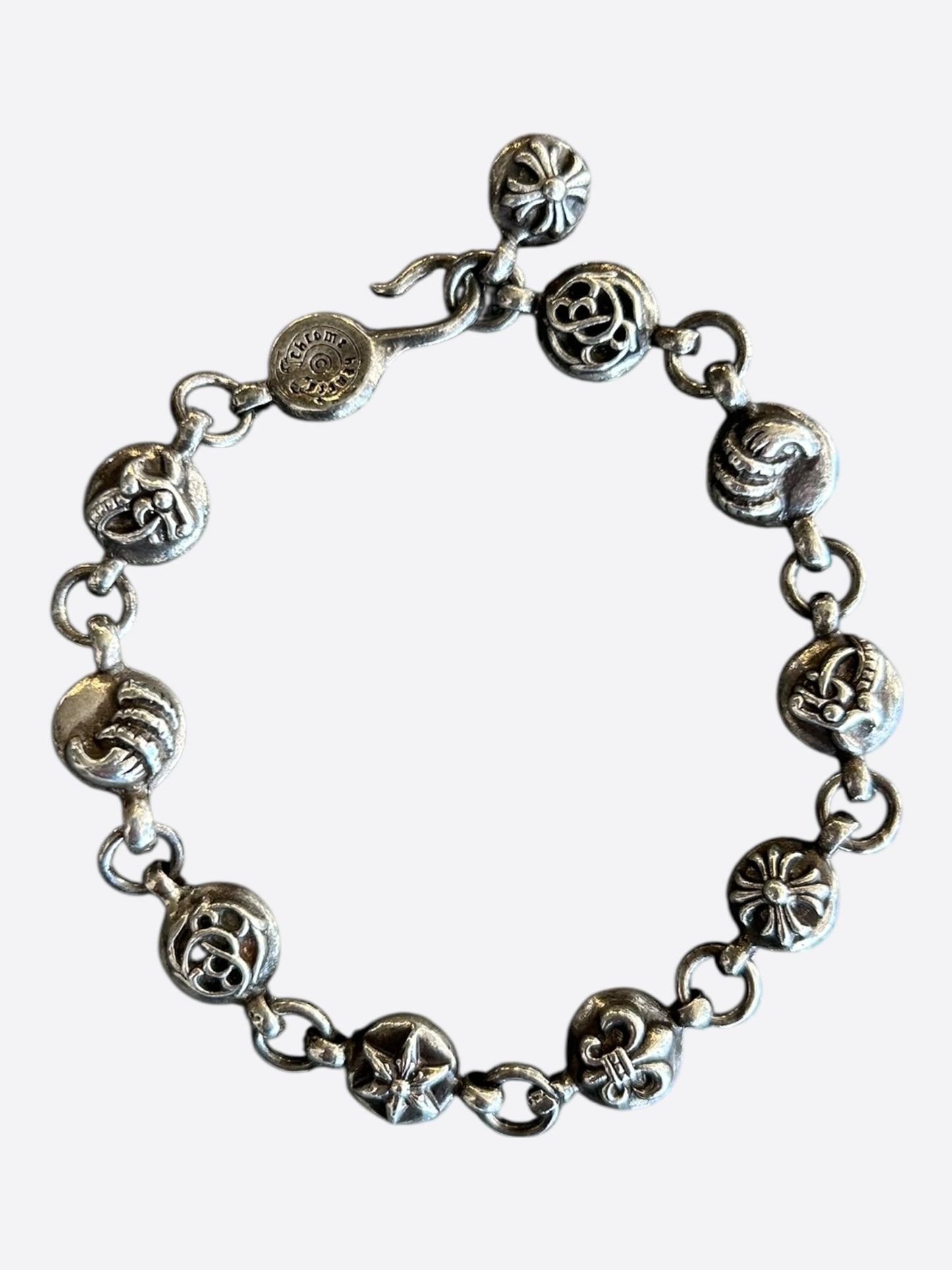 Chrome Hearts Silver Multi Ball Bracelet