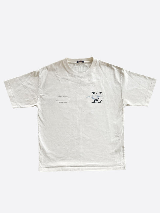 Louis Vuitton White Palm Tree Logo T-Shirt