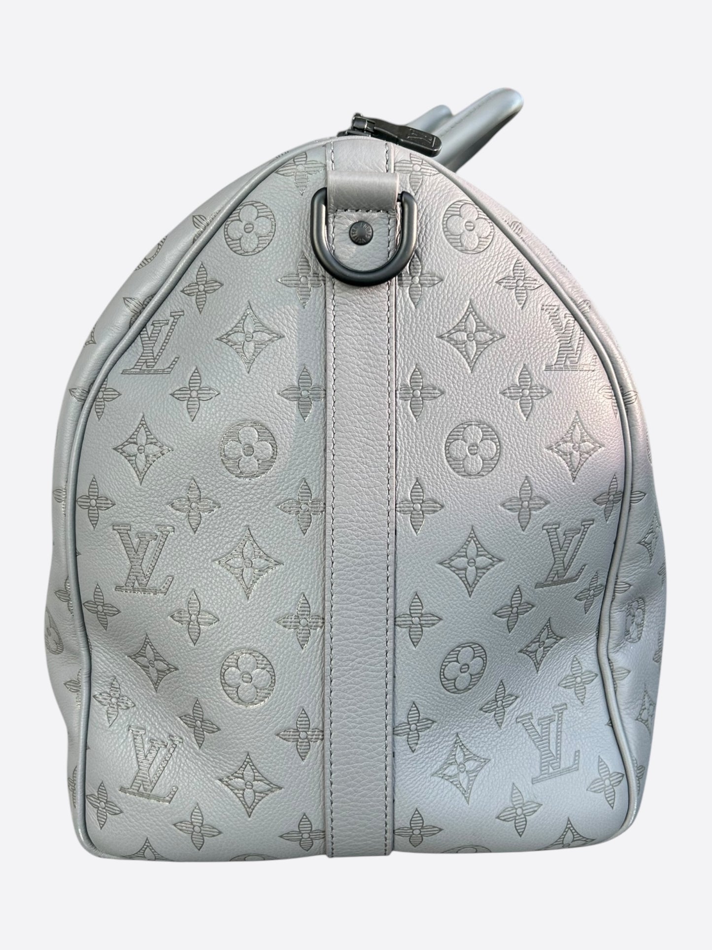 Louis Vuitton Grey Monogram Shadow Keepall 50