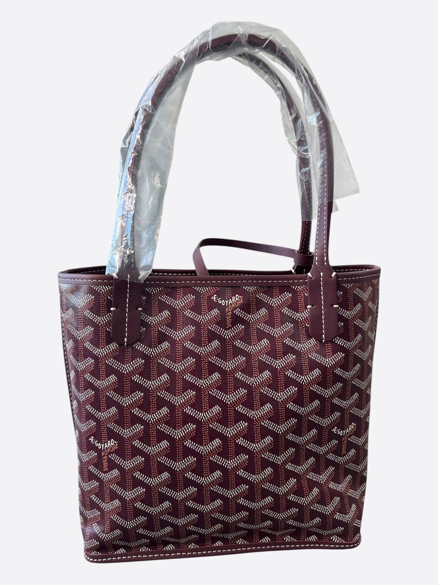 Goyard Burgundy Anjou Tote Bag